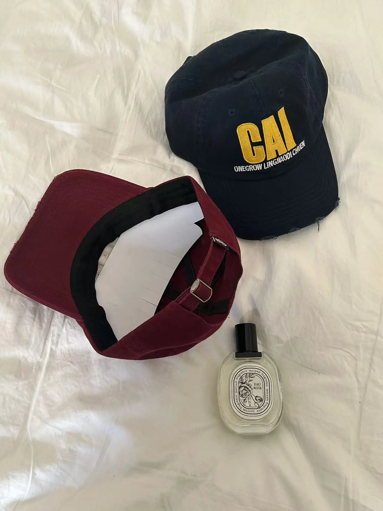 Women's Faux Fur Baseball Cap with Embroidered Design — feature 14