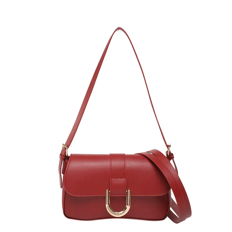 Red Korean Style Crossbody Bag for Women - Image 8