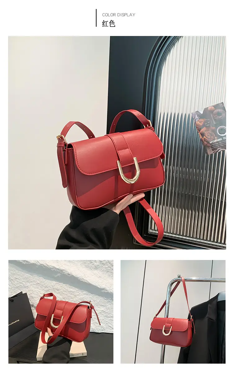 Red Korean Style Crossbody Bag for Women — feature 16