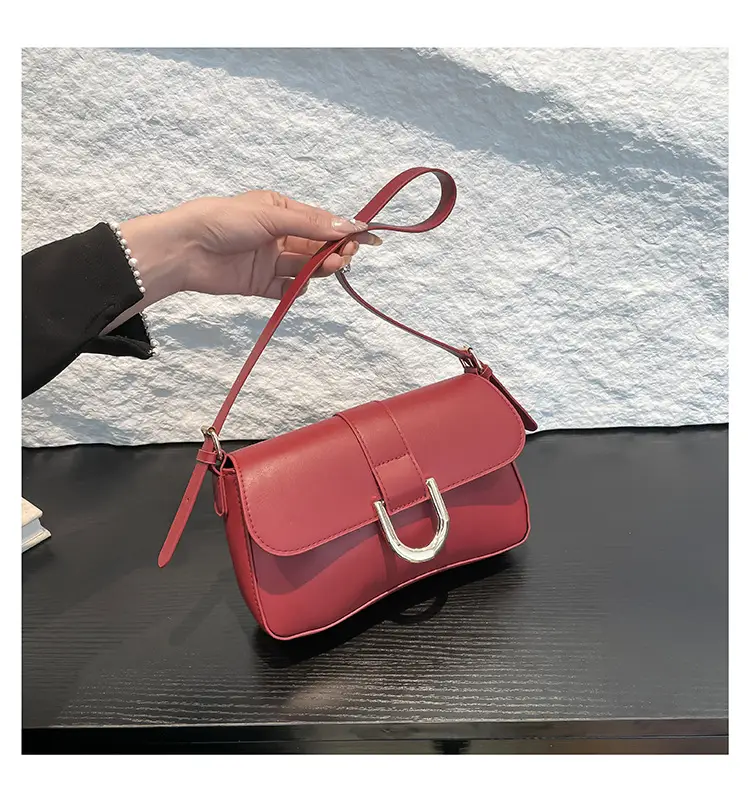 Red Korean Style Crossbody Bag for Women — feature 17
