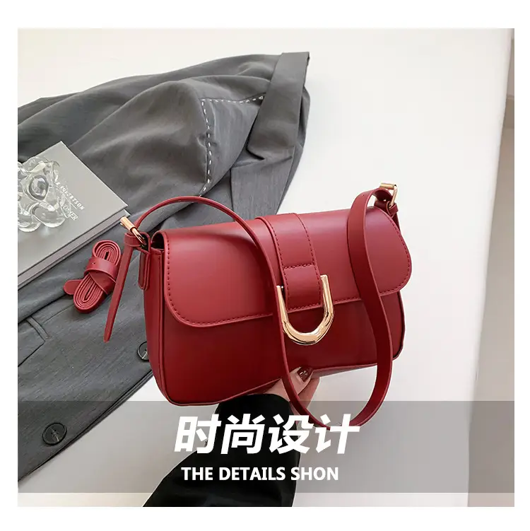 Red Korean Style Crossbody Bag for Women — feature 3