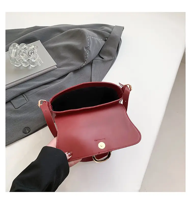Red Korean Style Crossbody Bag for Women — feature 32