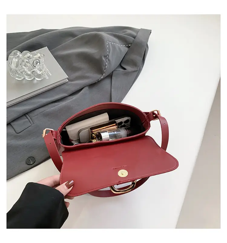 Red Korean Style Crossbody Bag for Women — feature 34