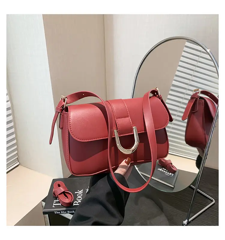 Red Korean Style Crossbody Bag for Women — feature 43