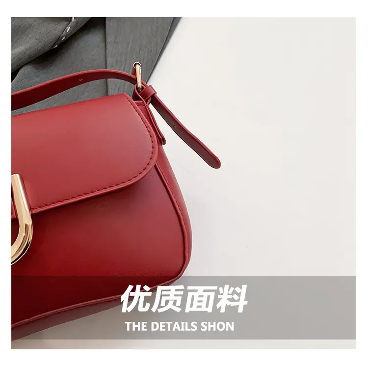 Red Korean Style Crossbody Bag for Women — feature 5