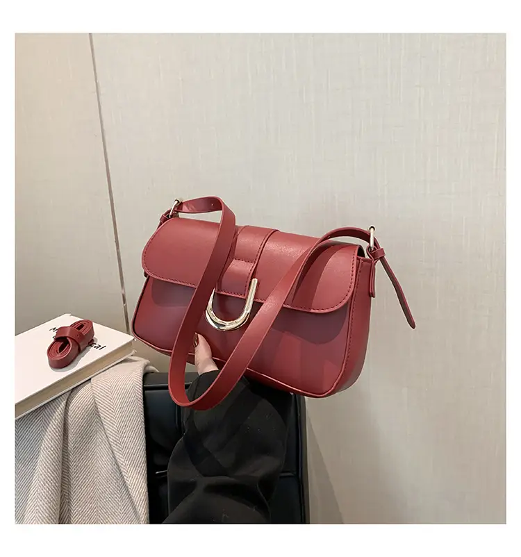 Red Korean Style Crossbody Bag for Women — feature 50