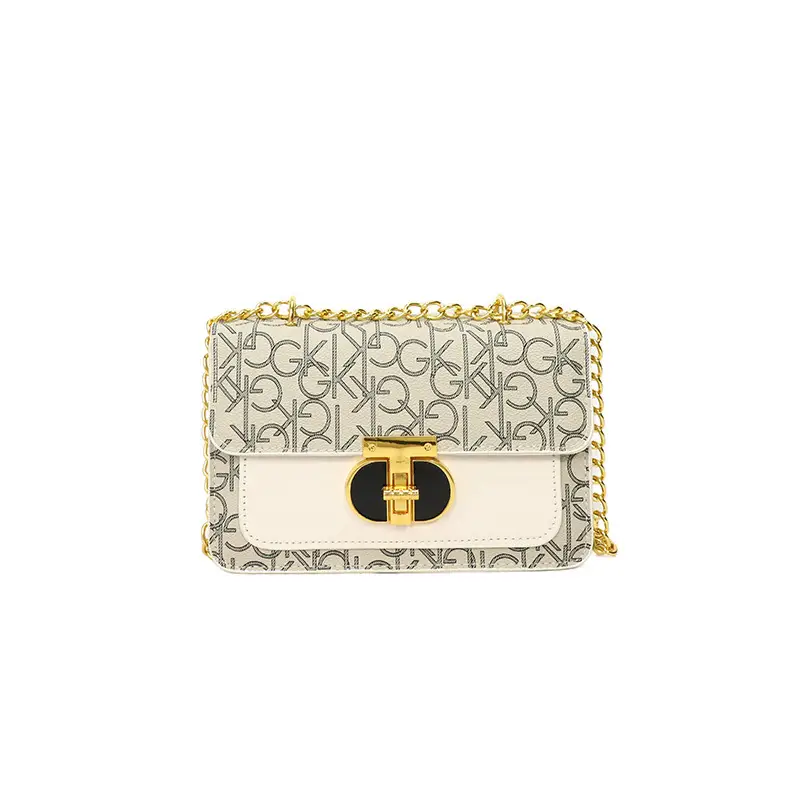 Women Vintage Chain Shoulder Bag Brown Gold 2025 - Image 9
