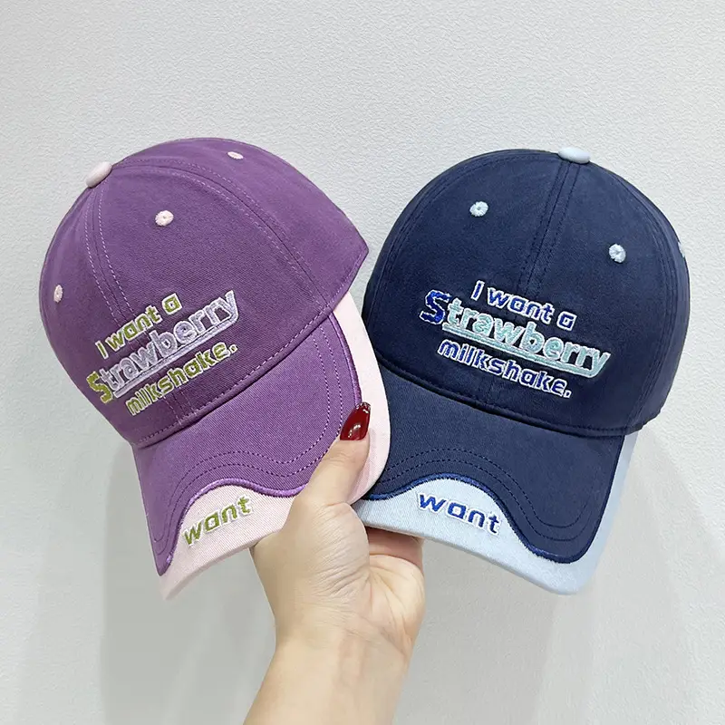 Korean Letter Embroidered Baseball Cap Women's Autumn - Image 10