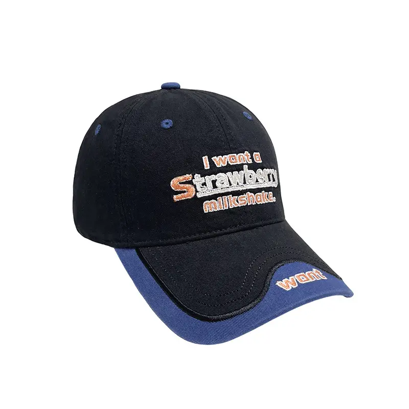 Korean Letter Embroidered Baseball Cap Women's Autumn - Image 11