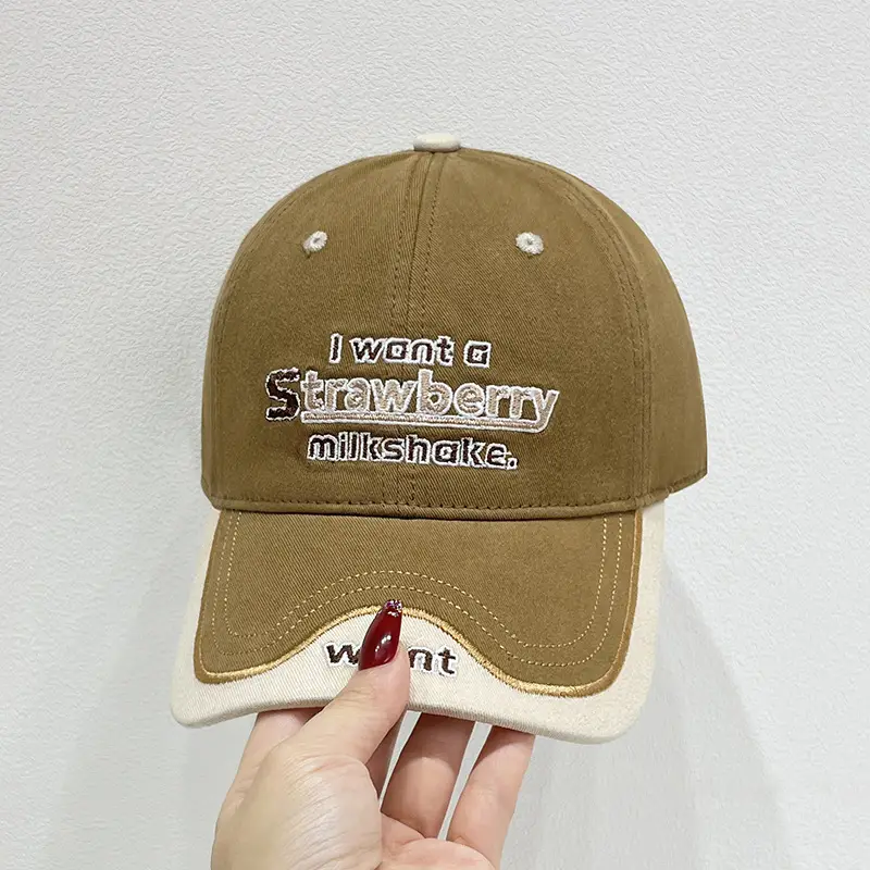 Korean Letter Embroidered Baseball Cap Women's Autumn - Image 3