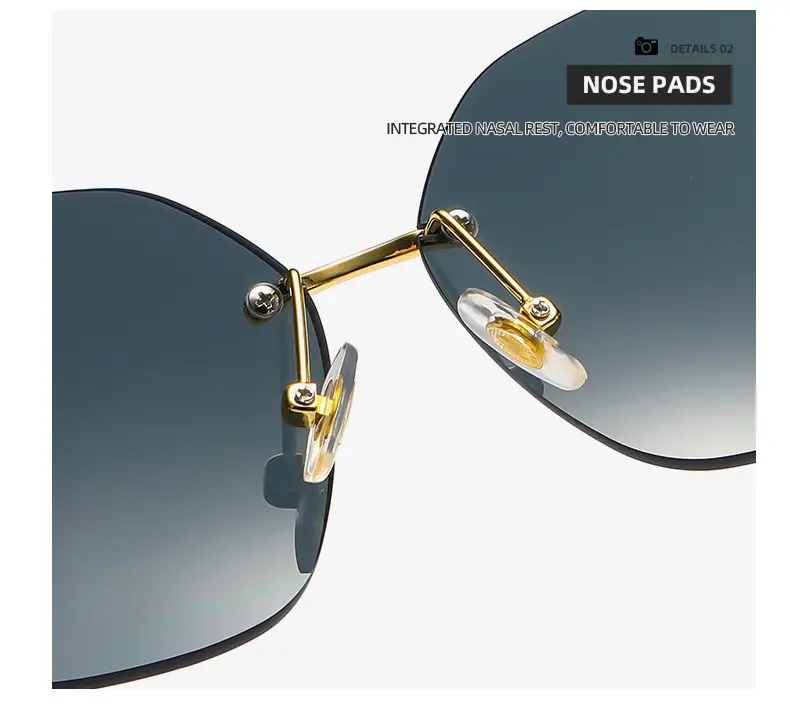 Miu Metal Sunglasses Gold Brown Personalized — feature 13