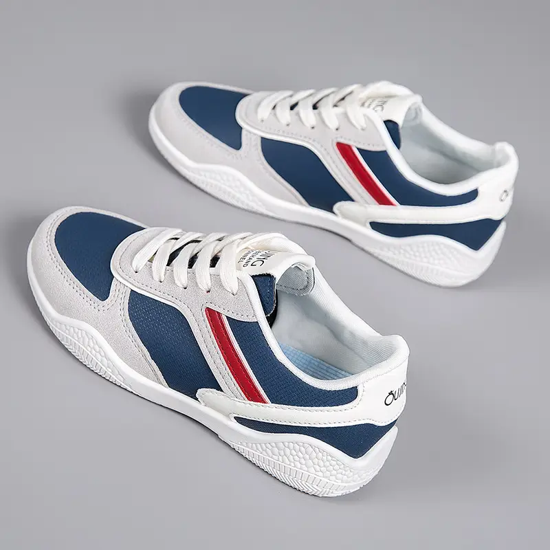 2025 Korean Style Women's Casual Training Shoes White Blue Red - Image 4