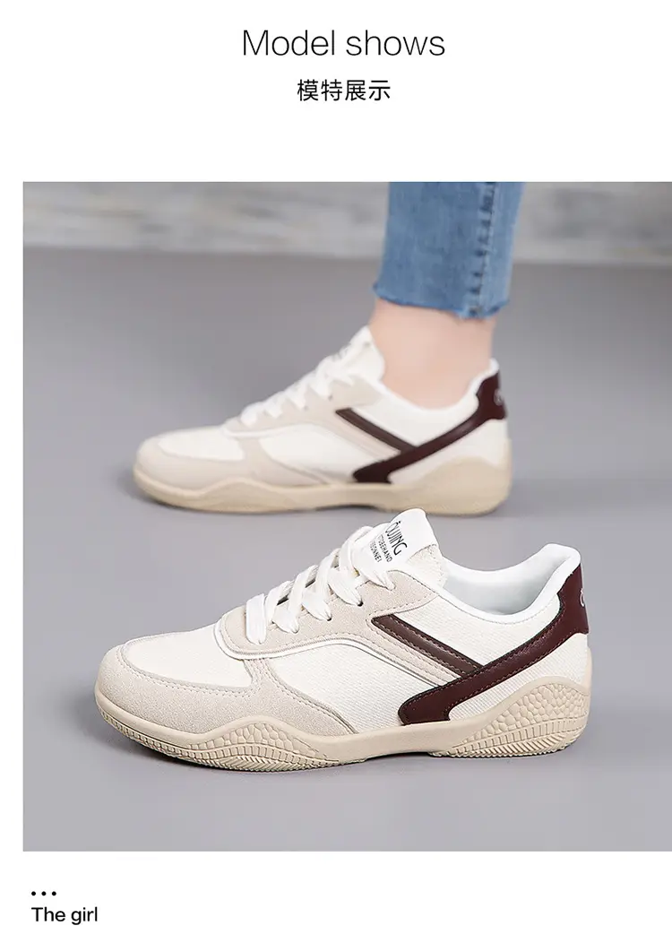 2025 Korean Style Women's Casual Training Shoes White Blue Red — feature 14