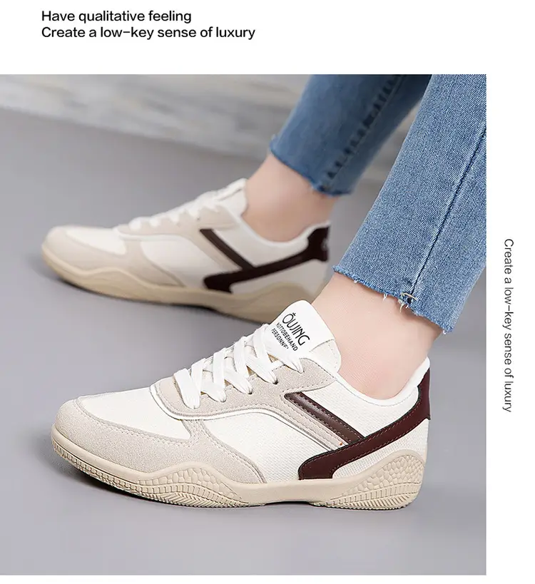 2025 Korean Style Women's Casual Training Shoes White Blue Red — feature 16