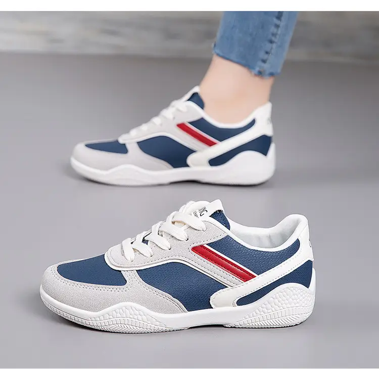 2025 Korean Style Women's Casual Training Shoes White Blue Red — feature 17