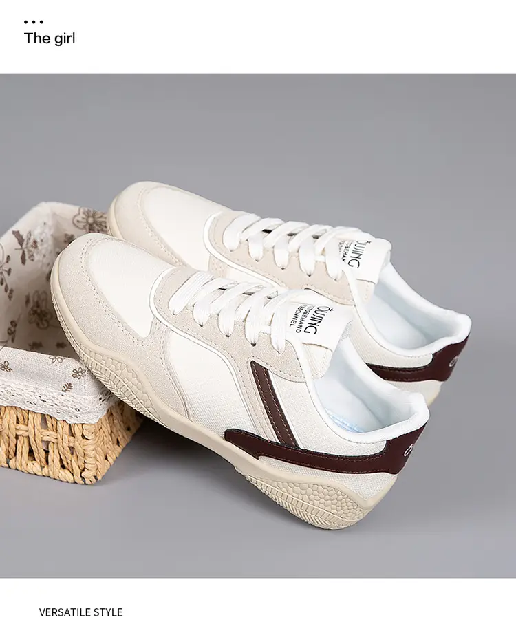 2025 Korean Style Women's Casual Training Shoes White Blue Red — feature 21