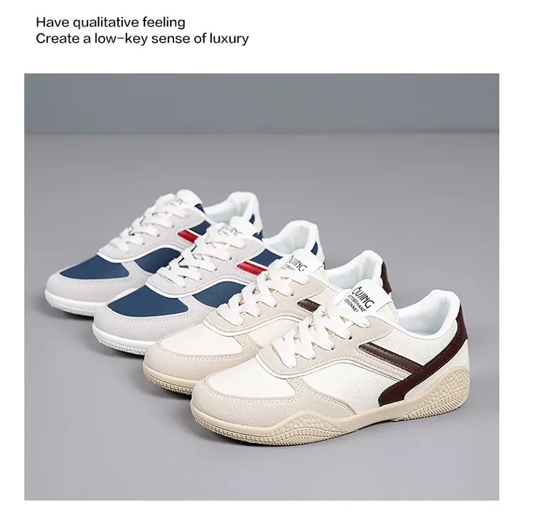 2025 Korean Style Women's Casual Training Shoes White Blue Red — feature 26