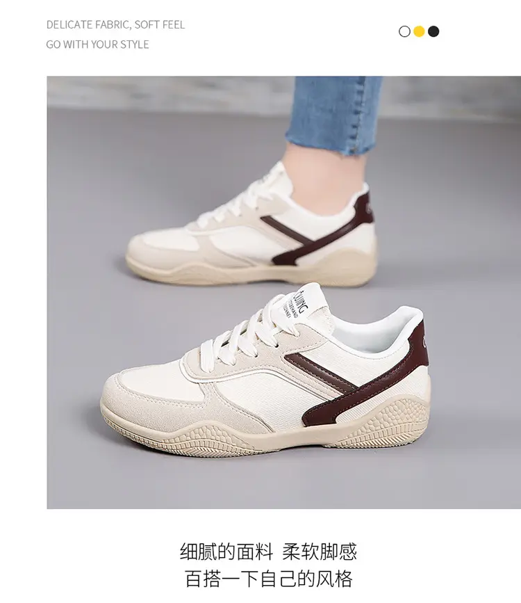 2025 Korean Style Women's Casual Training Shoes White Blue Red — feature 7