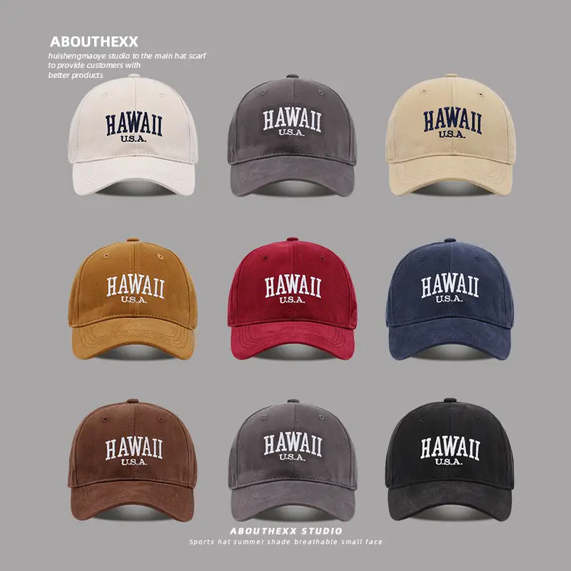American Casual Navy Baseball Cap with "Hawaii U.S.A." Embroidery - Image 11