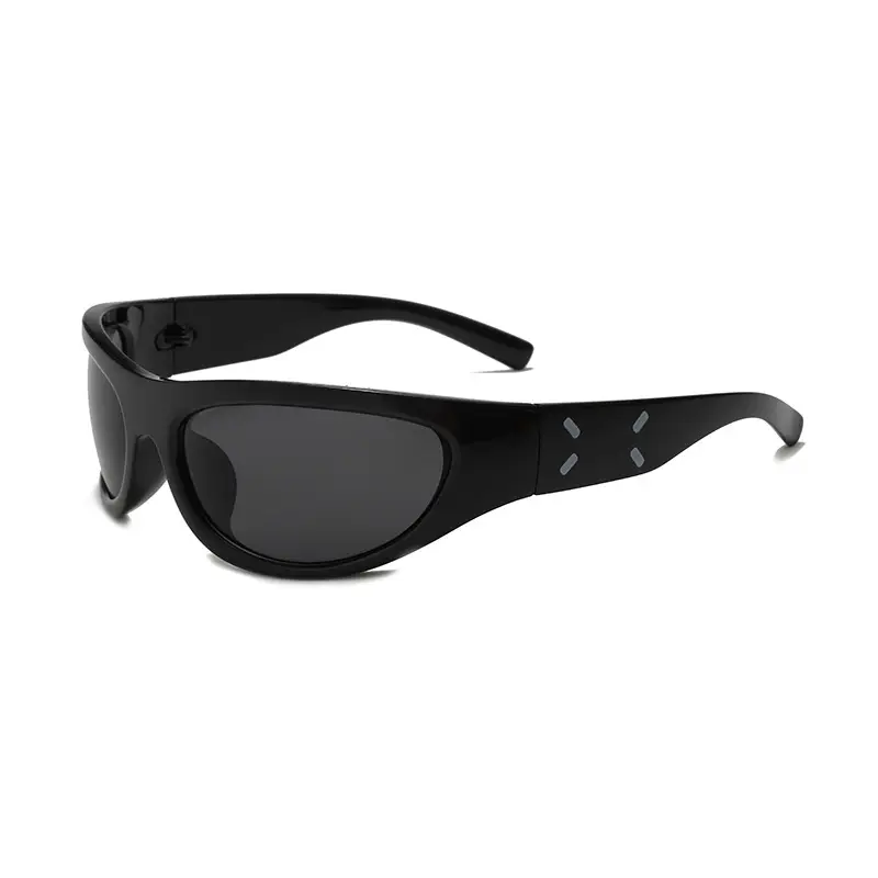 Orange Narrow Frame Cycling Sunglasses for Women