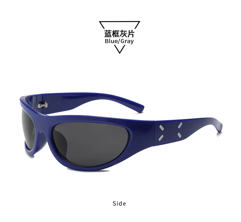 Orange Narrow Frame Cycling Sunglasses for Women — feature 12