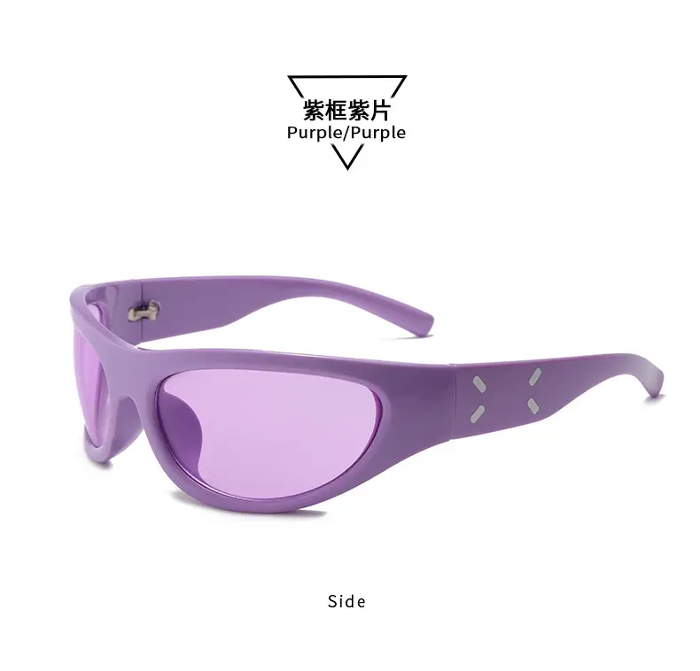 Orange Narrow Frame Cycling Sunglasses for Women — feature 15