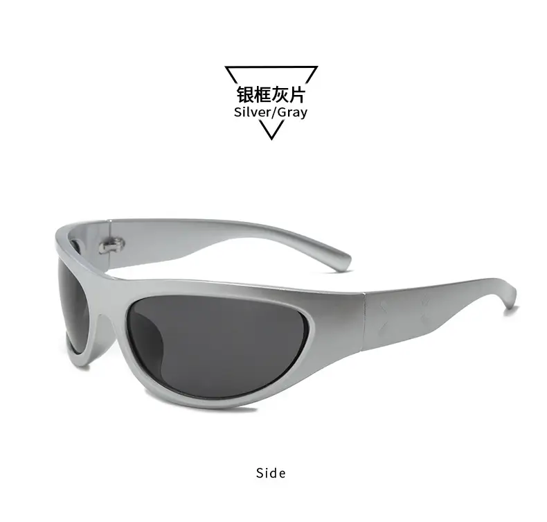 Orange Narrow Frame Cycling Sunglasses for Women — feature 16