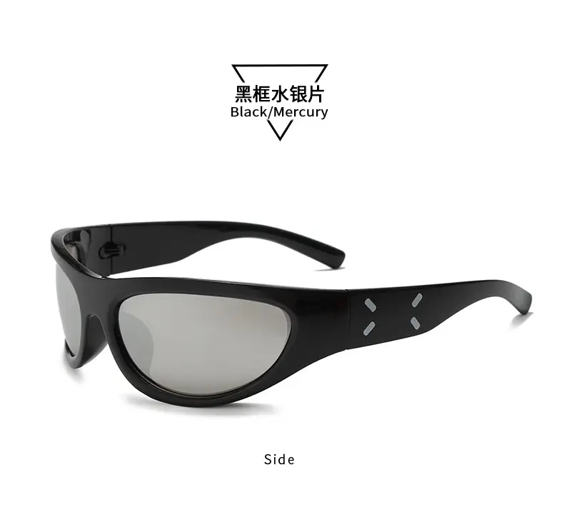 Orange Narrow Frame Cycling Sunglasses for Women — feature 17