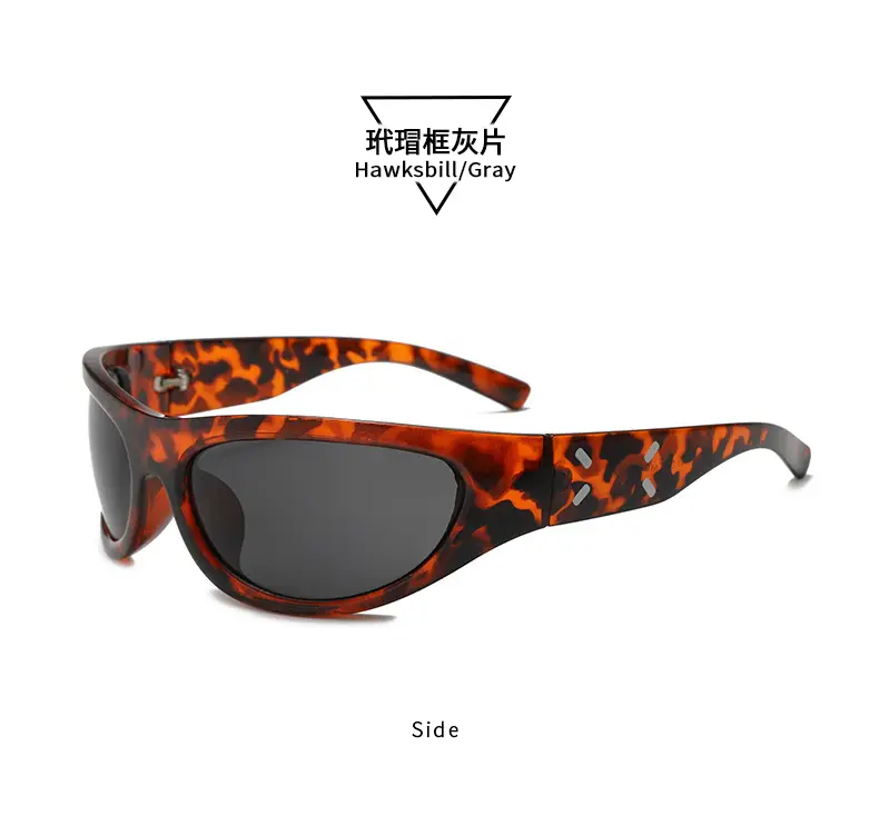 Orange Narrow Frame Cycling Sunglasses for Women — feature 18