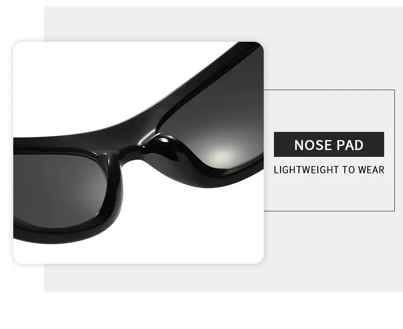 Orange Narrow Frame Cycling Sunglasses for Women — feature 6