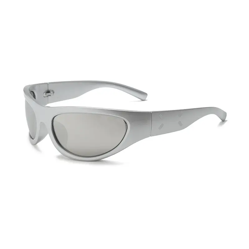 Orange Narrow Frame Cycling Sunglasses for Women