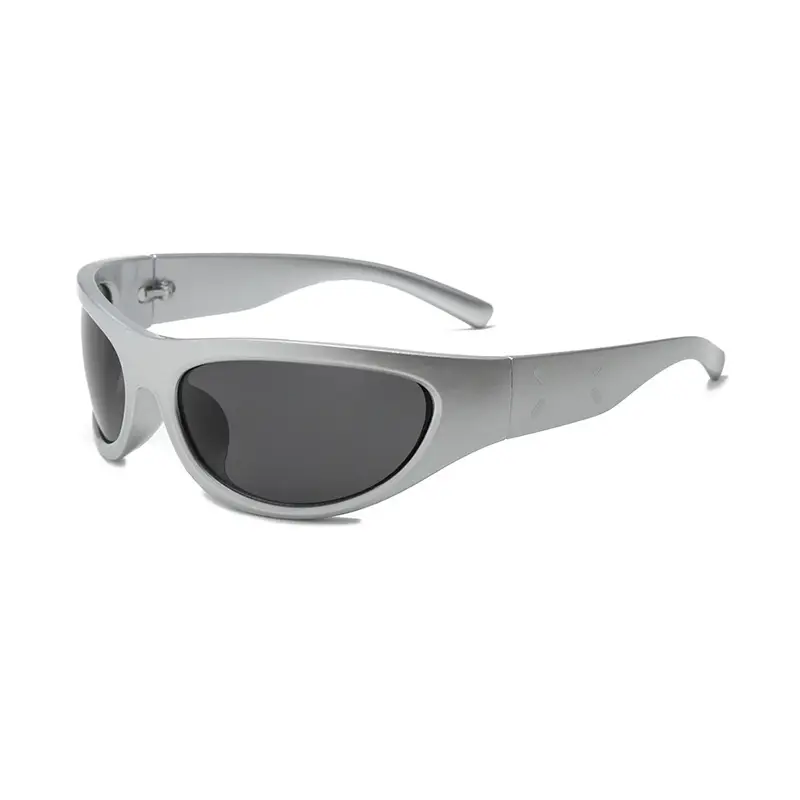 Orange Narrow Frame Cycling Sunglasses for Women