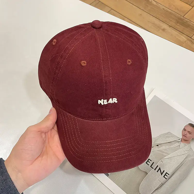 Korean-style Baseball Cap Women Spring Summer Wide Brim Embroidered - Image 10