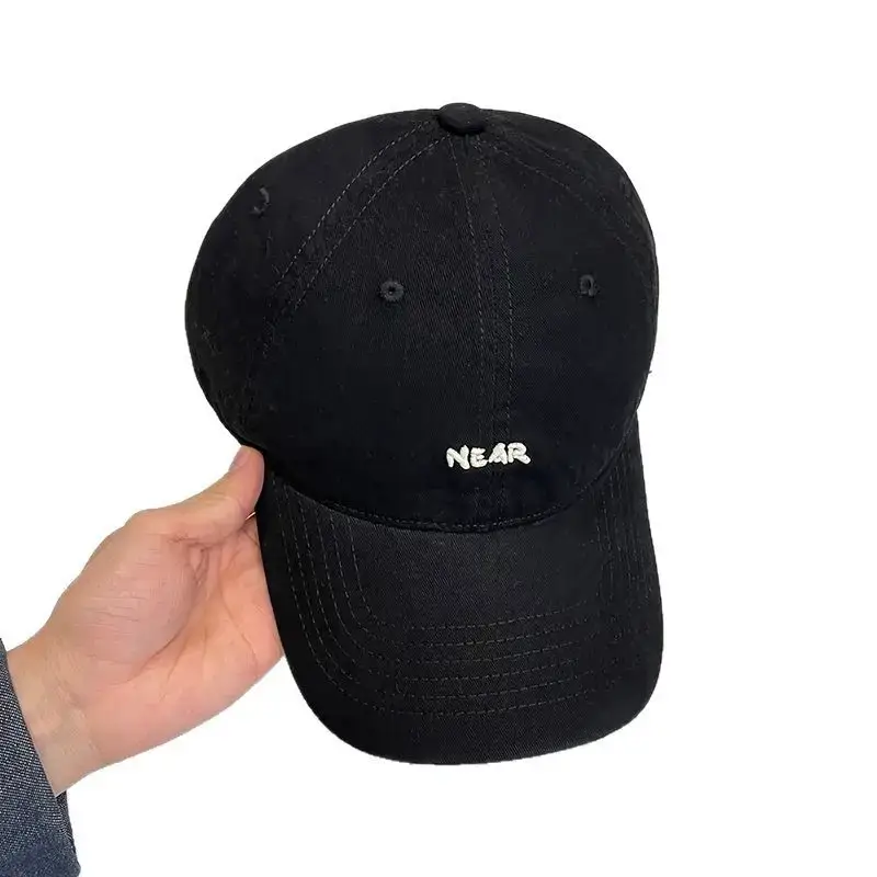 Korean-style Baseball Cap Women Spring Summer Wide Brim Embroidered - Image 12