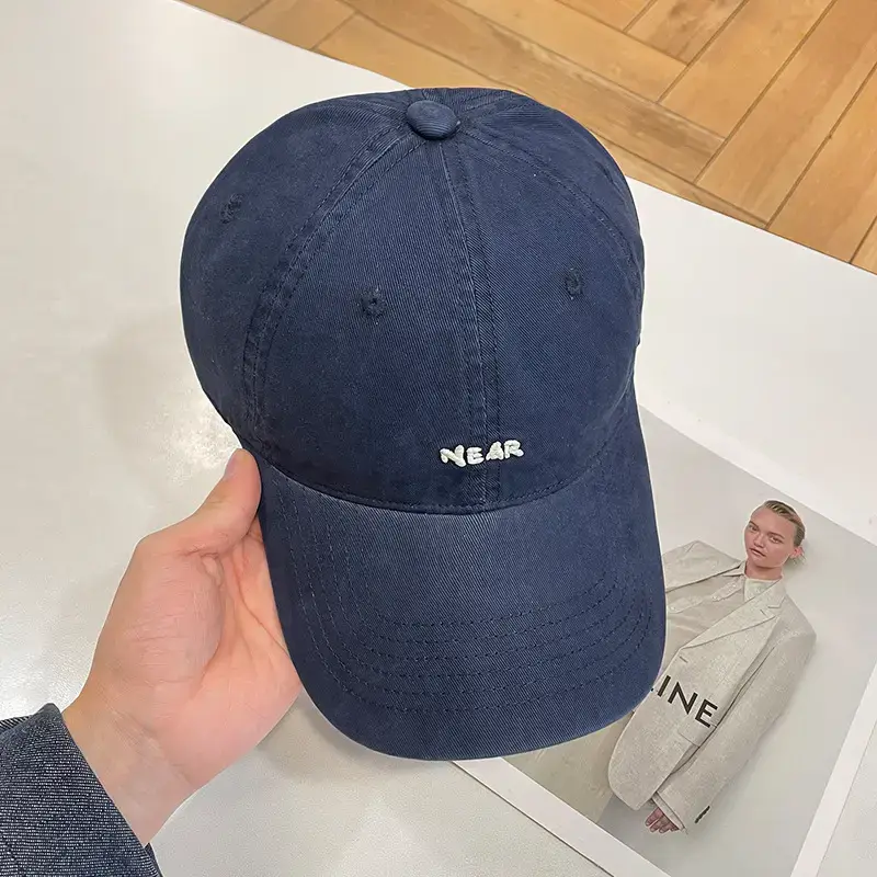 Korean-style Baseball Cap Women Spring Summer Wide Brim Embroidered — feature 5