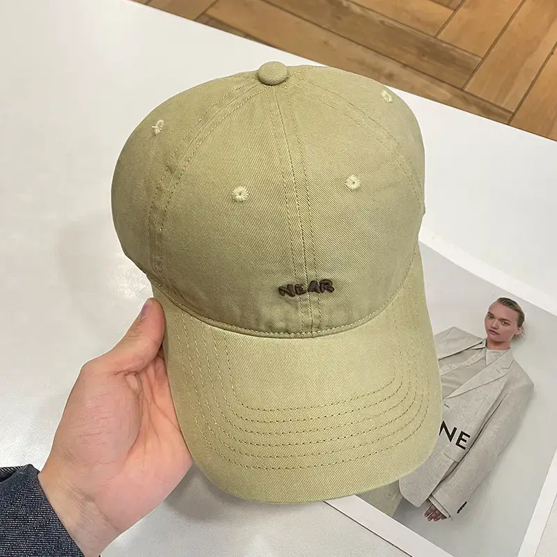Korean-style Baseball Cap Women Spring Summer Wide Brim Embroidered — feature 6