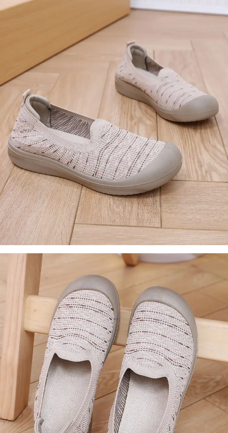 Women's Spring New Slip-On Walking Shoes, Casual, Comfortable, Breathable, Mom Shoes, Single Shoes, Soft Sole, Non-Slip, Dropshipping — feature 18