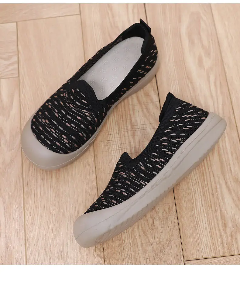 Women's Spring New Slip-On Walking Shoes, Casual, Comfortable, Breathable, Mom Shoes, Single Shoes, Soft Sole, Non-Slip, Dropshipping — feature 27