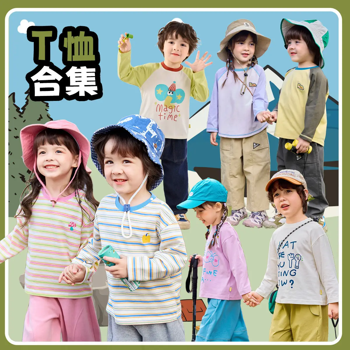 White Long Sleeve T-Shirt for Boys Girls Spring Base Layer - Image 11