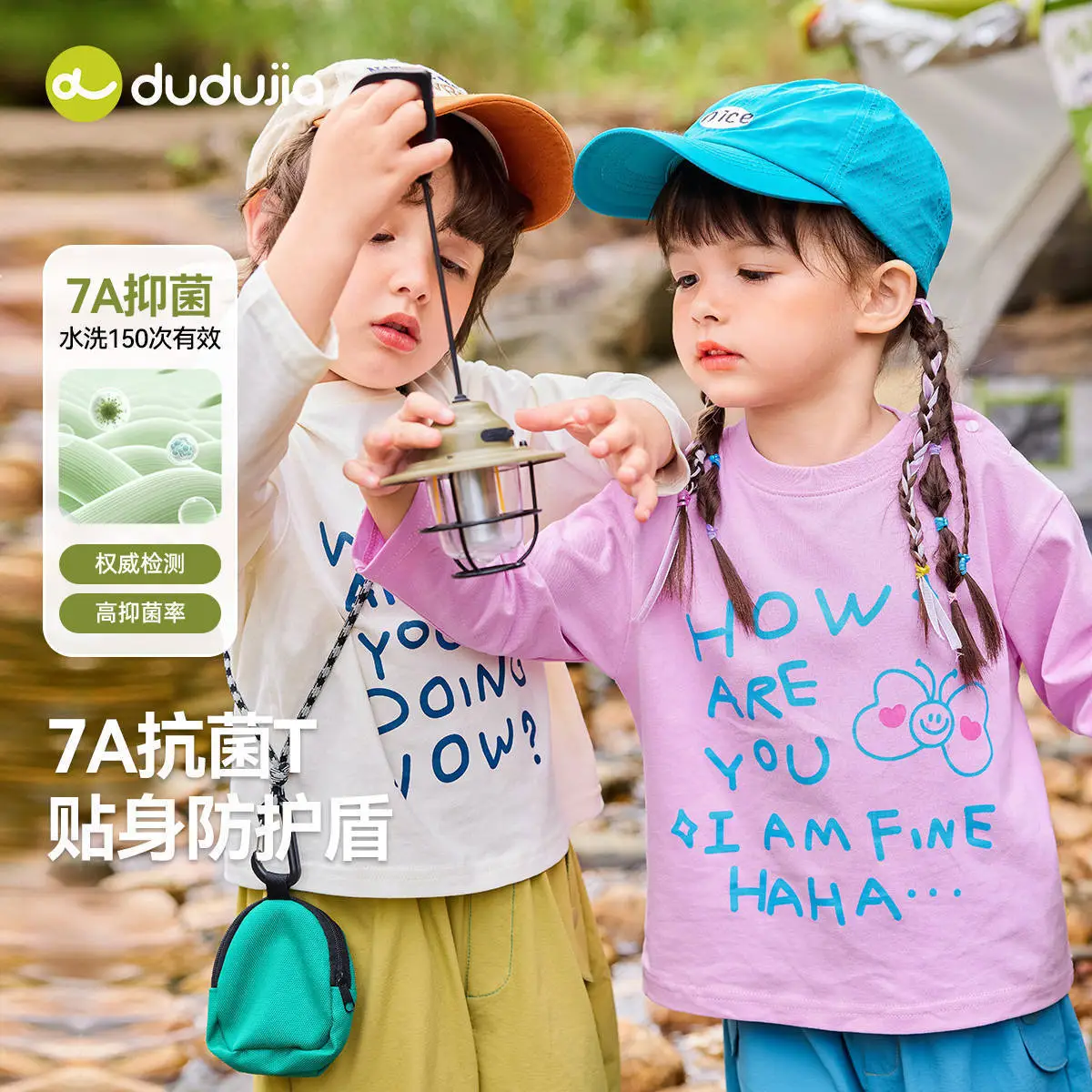 White Long Sleeve T-Shirt for Boys Girls Spring Base Layer - Image 14