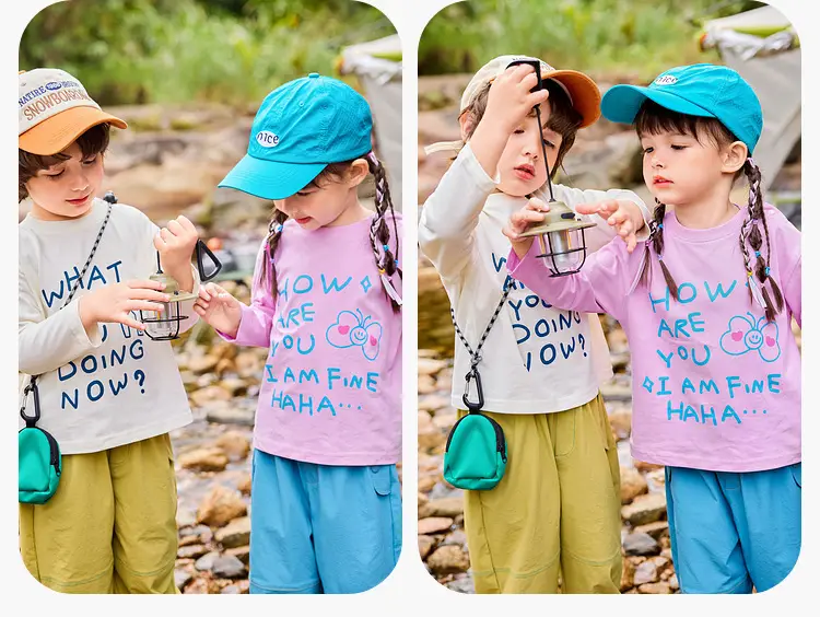 White Long Sleeve T-Shirt for Boys Girls Spring Base Layer — feature 15