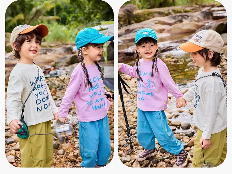 White Long Sleeve T-Shirt for Boys Girls Spring Base Layer — feature 17