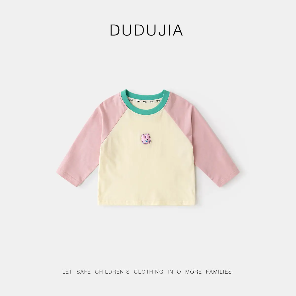 White Long Sleeve T-Shirt for Boys Girls Spring Base Layer - Image 3