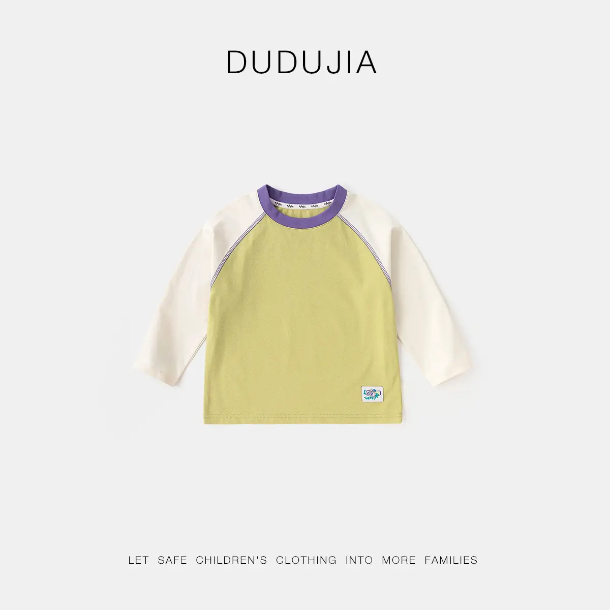 White Long Sleeve T-Shirt for Boys Girls Spring Base Layer - Image 9