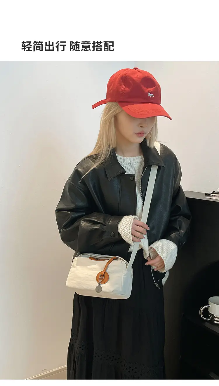 Light Pink Korean Style Women's Crossbody Bag — feature 9