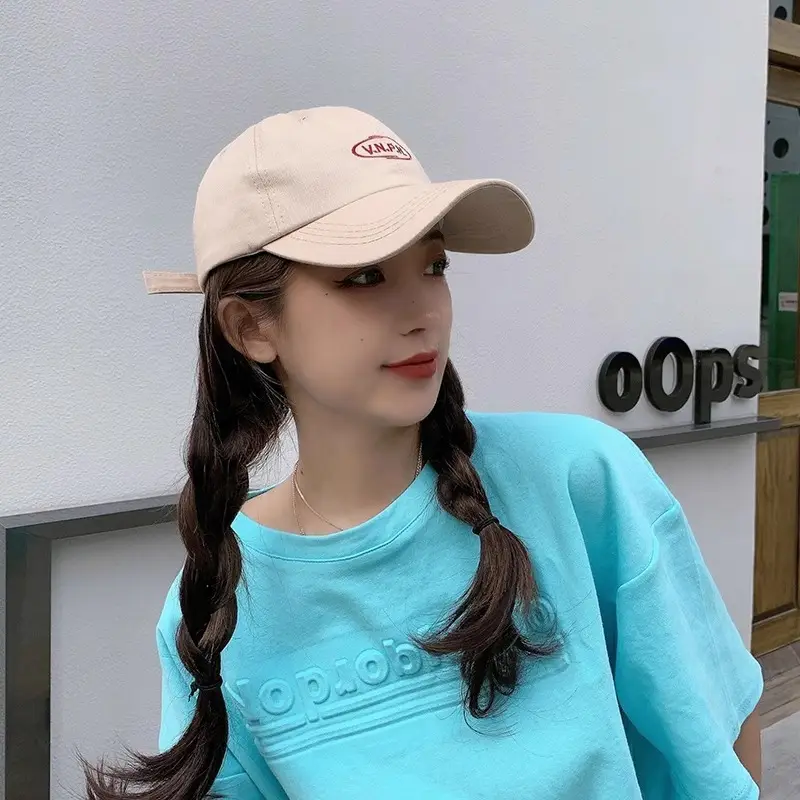 Yellow Korean Style Brand Letter Cap for Men Women