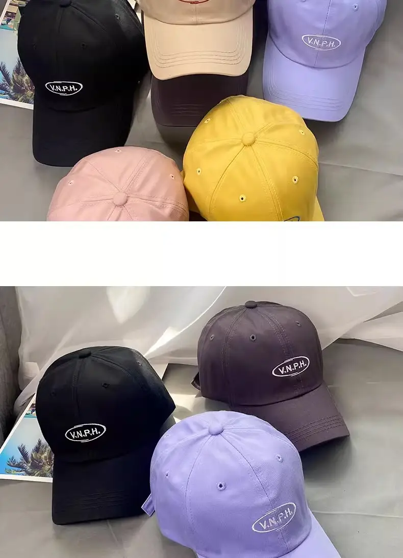 Yellow Korean Style Brand Letter Cap for Men Women — feature 12