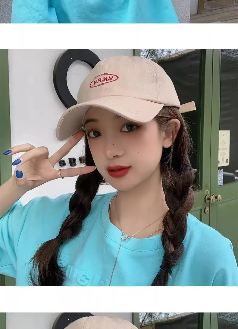 Yellow Korean Style Brand Letter Cap for Men Women — feature 5