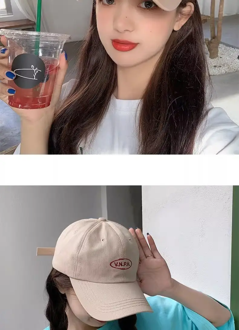 Yellow Korean Style Brand Letter Cap for Men Women — feature 7