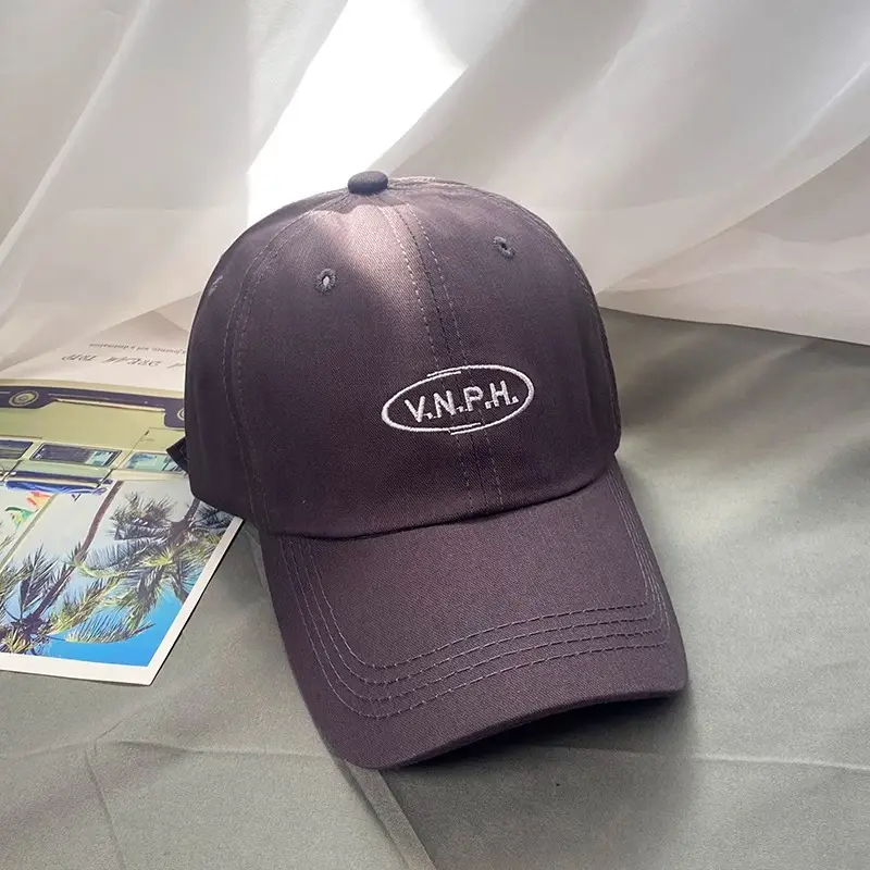 Yellow Korean Style Brand Letter Cap for Men Women